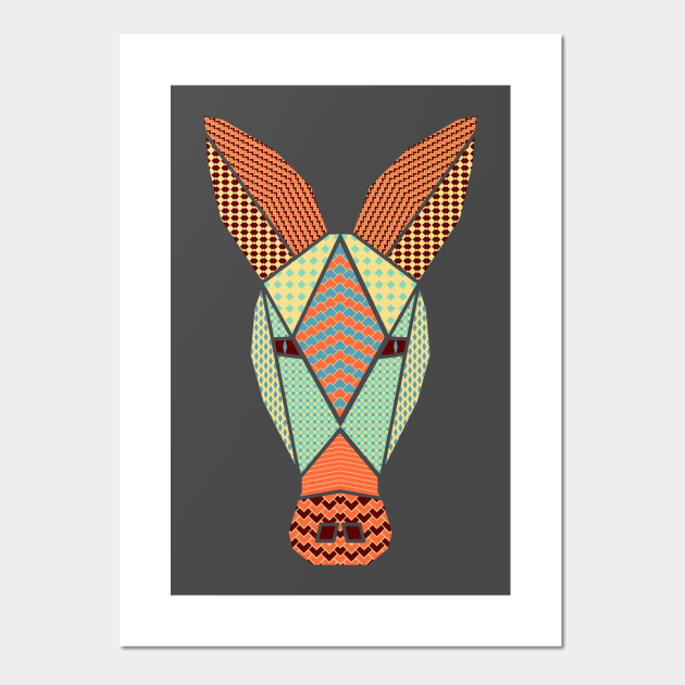 Geometric Aardvark - Aardvark - Posters and Art Prints  TeePublic